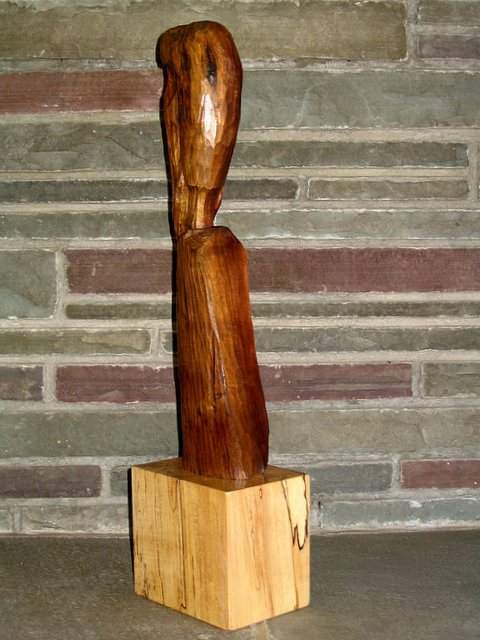Left Rear Carving and Base